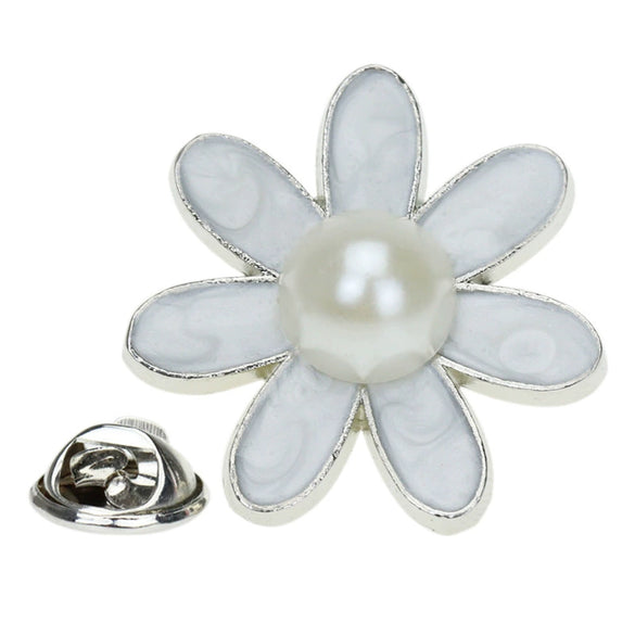 Zinc Alloy Flower Brooch With Painted Oil Cherry Blossoms Electroplated Women's Clothing Accessories