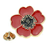 Zinc Alloy Flower Brooch With Painted Oil Cherry Blossoms Electroplated Women's Clothing Accessories