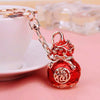 Zinc Alloy Fortune Bucket Cornucopia Women's Cute Creative Metal Key Chain