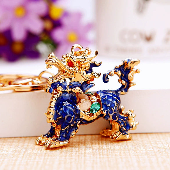 Zinc Alloy Fortune Bucket Cornucopia Women's Cute Creative Metal Key Chain