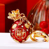 Zinc Alloy Fortune Bucket Cornucopia Women's Cute Creative Metal Key Chain