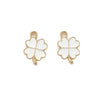 Zinc Alloy Four Leaf Clover Enamel Dripping Oil Pendant Jewelry Accessories For Diy Bracelet Necklace Earrings