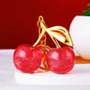 Zinc Alloy Fruit Lemon Car Keychain Diamondencrusted Cartoon Key Chain For Women
