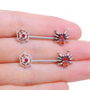 Zinc Alloy Geometric Heartshaped Piercing Jewelry