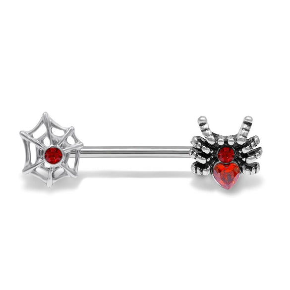 Zinc Alloy Geometric Heartshaped Piercing Jewelry