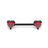 Zinc Alloy Geometric Heartshaped Piercing Jewelry