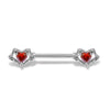 Zinc Alloy Geometric Heartshaped Piercing Jewelry