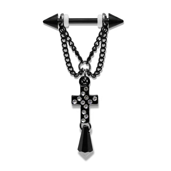 Zinc Alloy Geometric Heartshaped Piercing Jewelry
