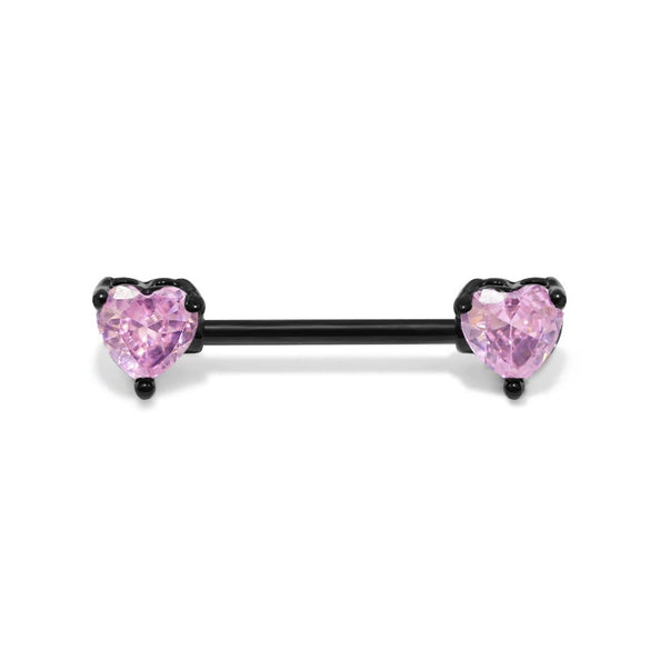 Zinc Alloy Geometric Heartshaped Piercing Jewelry
