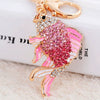 Zinc Alloy God Of Wealth Keychain For Women As Creative Gift