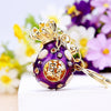 Zinc Alloy God Of Wealth Keychain For Women As Creative Gift
