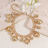 Zinc Alloy Heart Pendant Chain Bracelet For Women And Men Romantic Light Luxury Jewelry Gift With Fine Craftsmanship