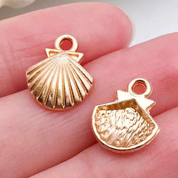Zinc Alloy Marine Animal Starfish Seahorse Pendant Jewelry Material For Diy Bracelet Necklace With Electroplating