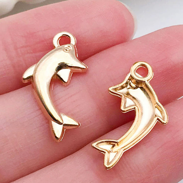 Zinc Alloy Marine Animal Starfish Seahorse Pendant Jewelry Material For Diy Bracelet Necklace With Electroplating