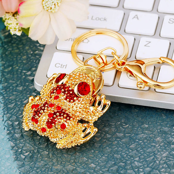 Zinc Alloy Metal Keychain Diamond Collection Bucket Cornucopia Shape For Women As Travel Souvenir Gifts