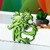 Zinc Alloy Rhinestone Zodiac Dragon Keychain For Women's Bag Pendant