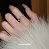Zircon Animal Zodiac Inlaid Open Ring For Women Light Luxury Niche Fashion