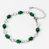 Zircon Bracelet Light Luxury Fashion New Style Real Gold Electroplated Inlay Design