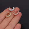 Zircon Copper Fashion Ol Style Women's Puncture Jewelry Earrings Nose Ring Ear Bone Ring Cartilage Earrings