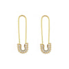 Zircon Ear Clips Geometric Style For Women
