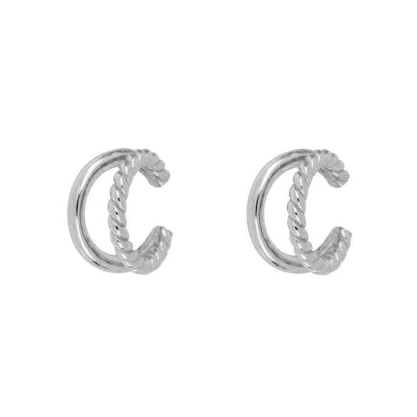 Zircon Inlaid Butterfly Heart Animal Women's Earrings Set