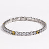 Zircon Inlaid Devil's Eye Bracelet Light Luxury Style