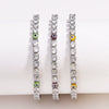 Zircon Inlaid Devil's Eye Bracelet Light Luxury Style