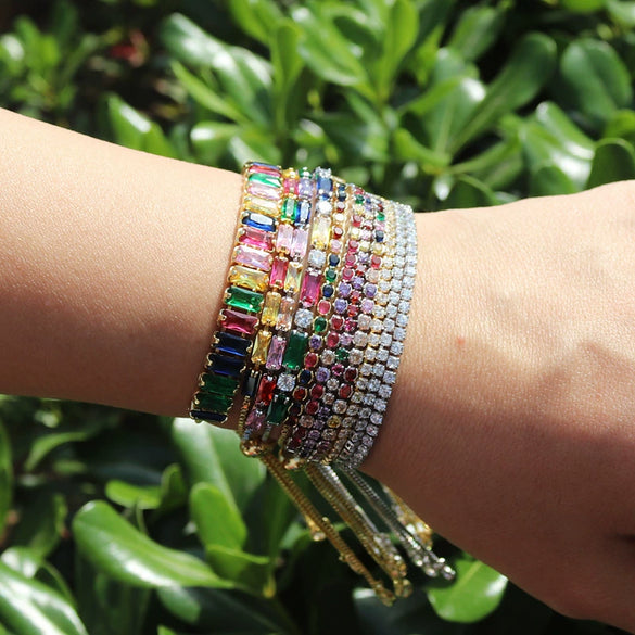 Zircon Ladies Bracelet Retro Sweet Romantic Geometric Style Multistyle Optional