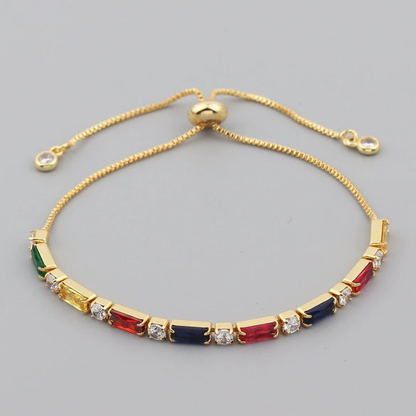 Zircon Ladies Bracelet Retro Sweet Romantic Geometric Style Multistyle Optional