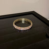 Zircon Open Bracelet Copper Material Simple Geometric Trendy Retro Elegant Fashion Design