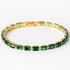 Zircon Retro Sweet Romantic Female Necklace Bracelet Geometric Electroplated Light Luxury Style