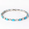 Zircon Retro Sweet Romantic Female Necklace Bracelet Geometric Electroplated Light Luxury Style
