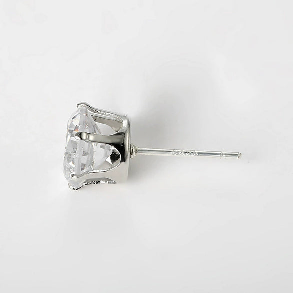 Zircon 925 Silver Earrings Colorpreserving Electroplated Handmade Jewelry Accessories