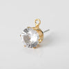Zircon 925 Silver Earrings Colorpreserving Electroplated Handmade Jewelry Accessories
