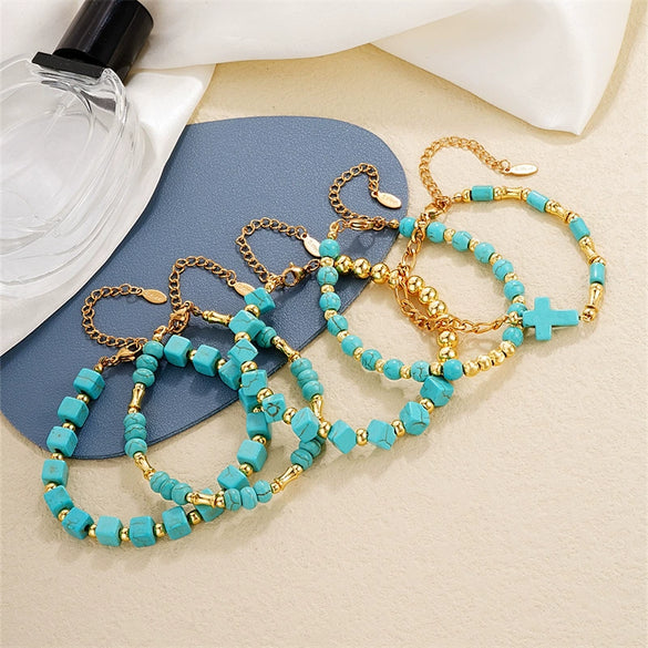 Zircon Simple Style Electroplated Bracelet For Women