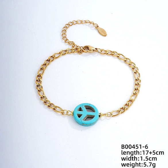 Zircon Simple Style Electroplated Bracelet For Women