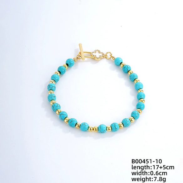 Zircon Simple Style Electroplated Bracelet For Women