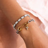 Zirconencrusted Stainless Steel Bracelets For Girls Light Luxury Style