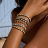 Zirconencrusted Stainless Steel Bracelets For Girls Light Luxury Style