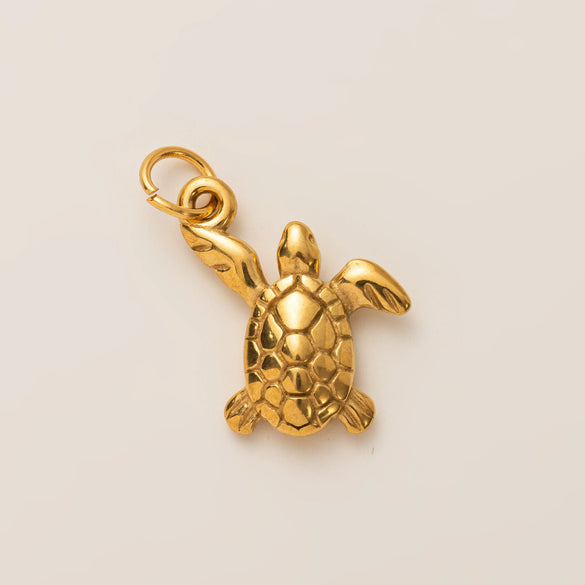 Zodiac Series Stainless Steel Pendant With Vacuum Electroplated 18K Gold